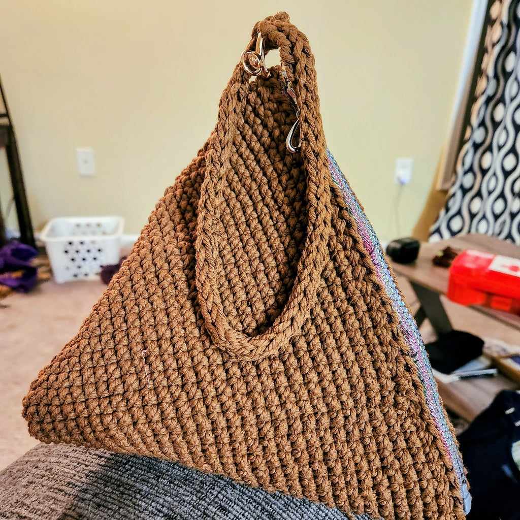Crochet Triangle Purse