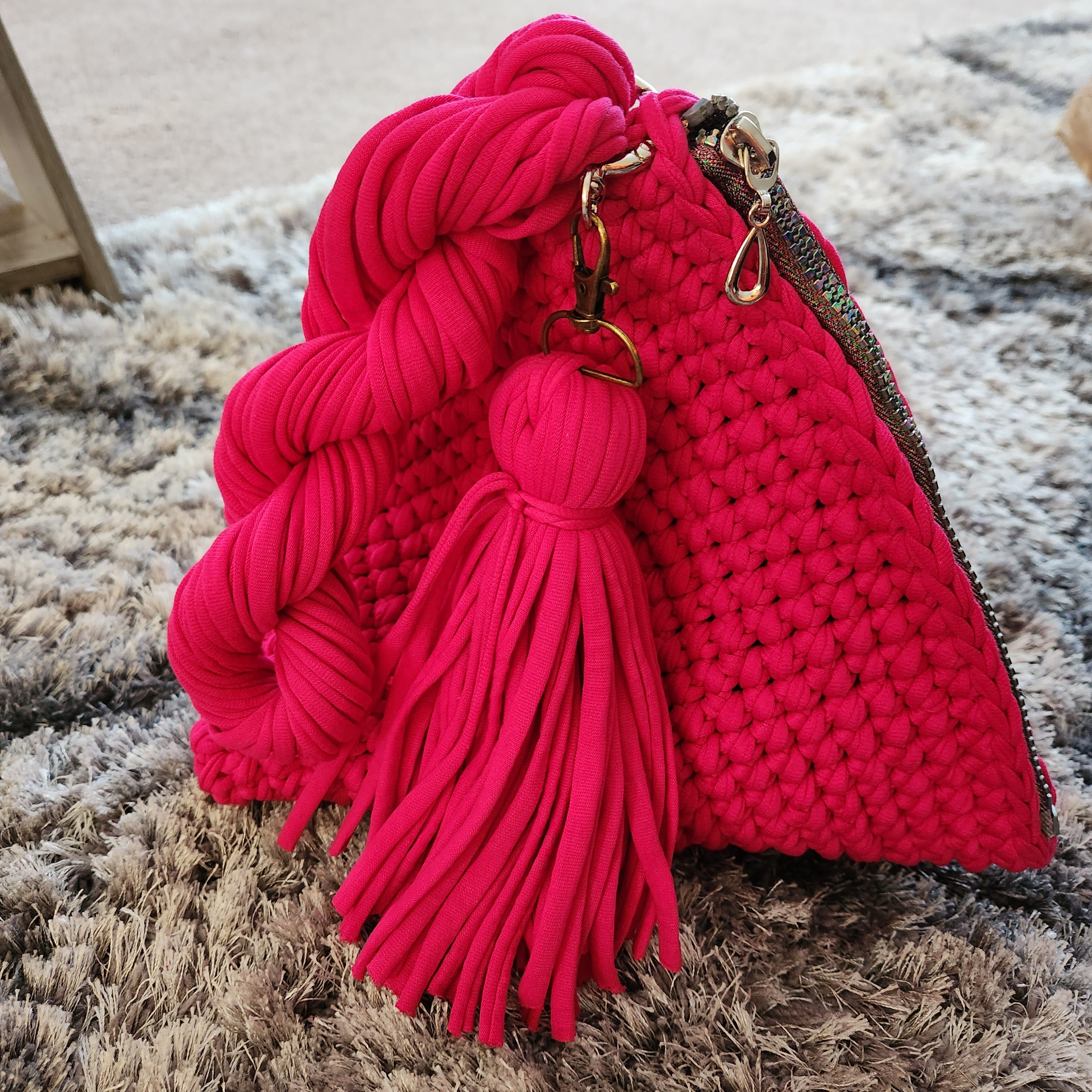 Crochet Triangle Purse