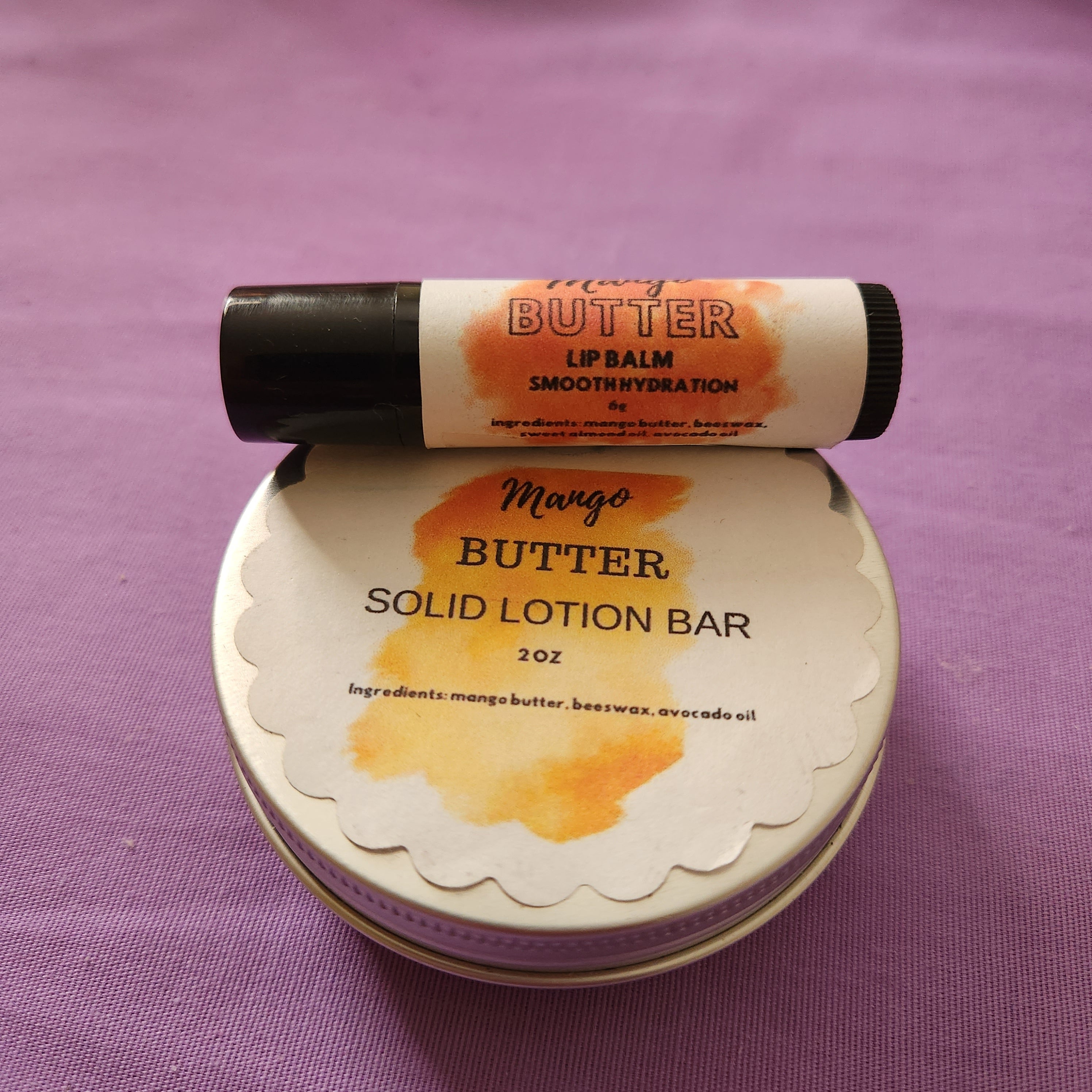 Lip Balm and Bar Lotion
